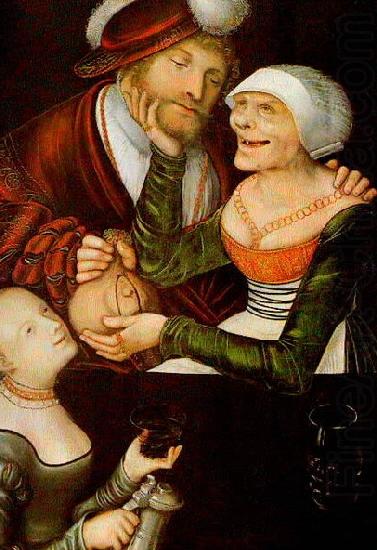 The Procuress, Lucas  Cranach